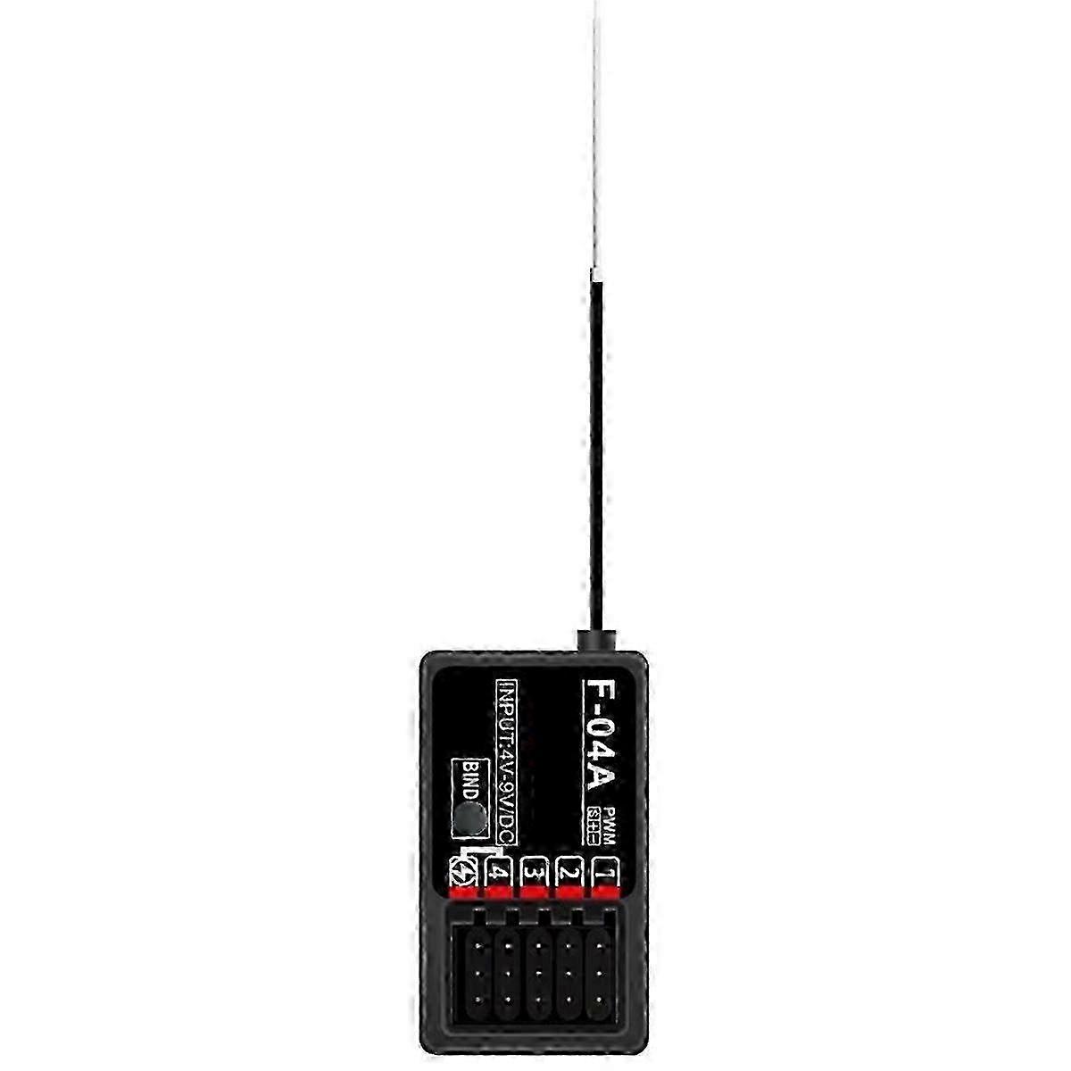 Multi-Channel 2.4G Receiver F-04A for Remote Control Cars, Aircrafts & Tanks - Universal Receiver for Models