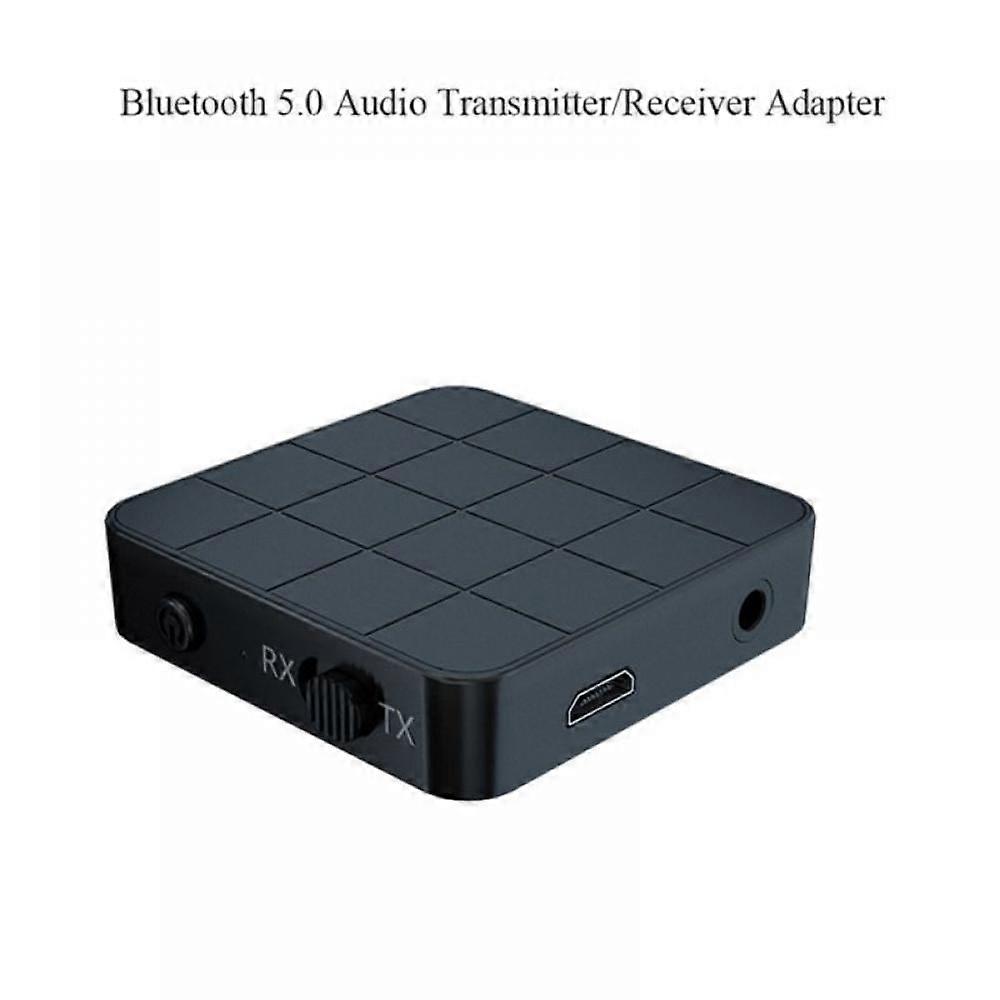Bluetooth 5.0 A2DP, AVRCP Receiver Transmitter 2-in-1 USB TV Computer Applicable Car Adapter 33ft Operation Range,Black 44 ? 44 ? 12mm