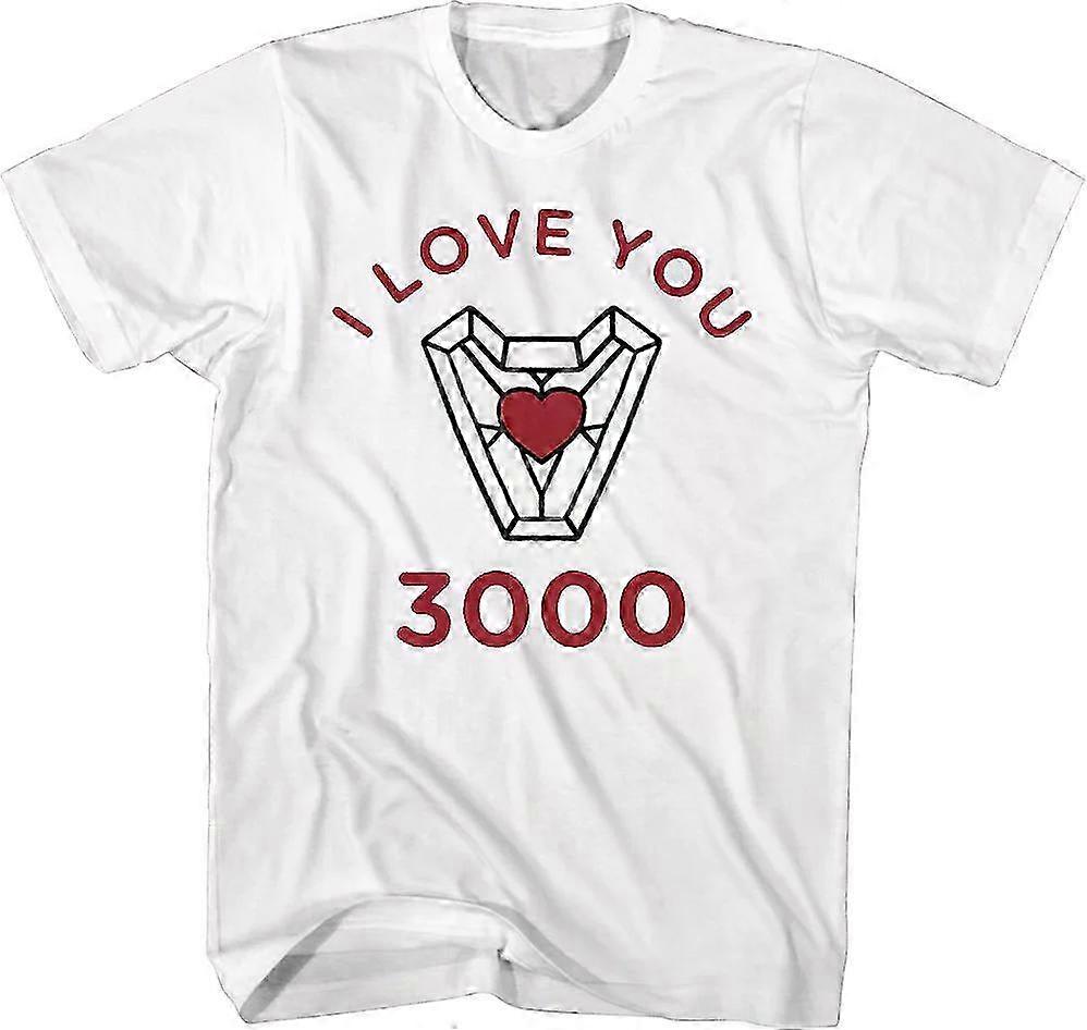 I Love You 3000 Iron Man Heart Marvel Comics T-shirt Rockinstone