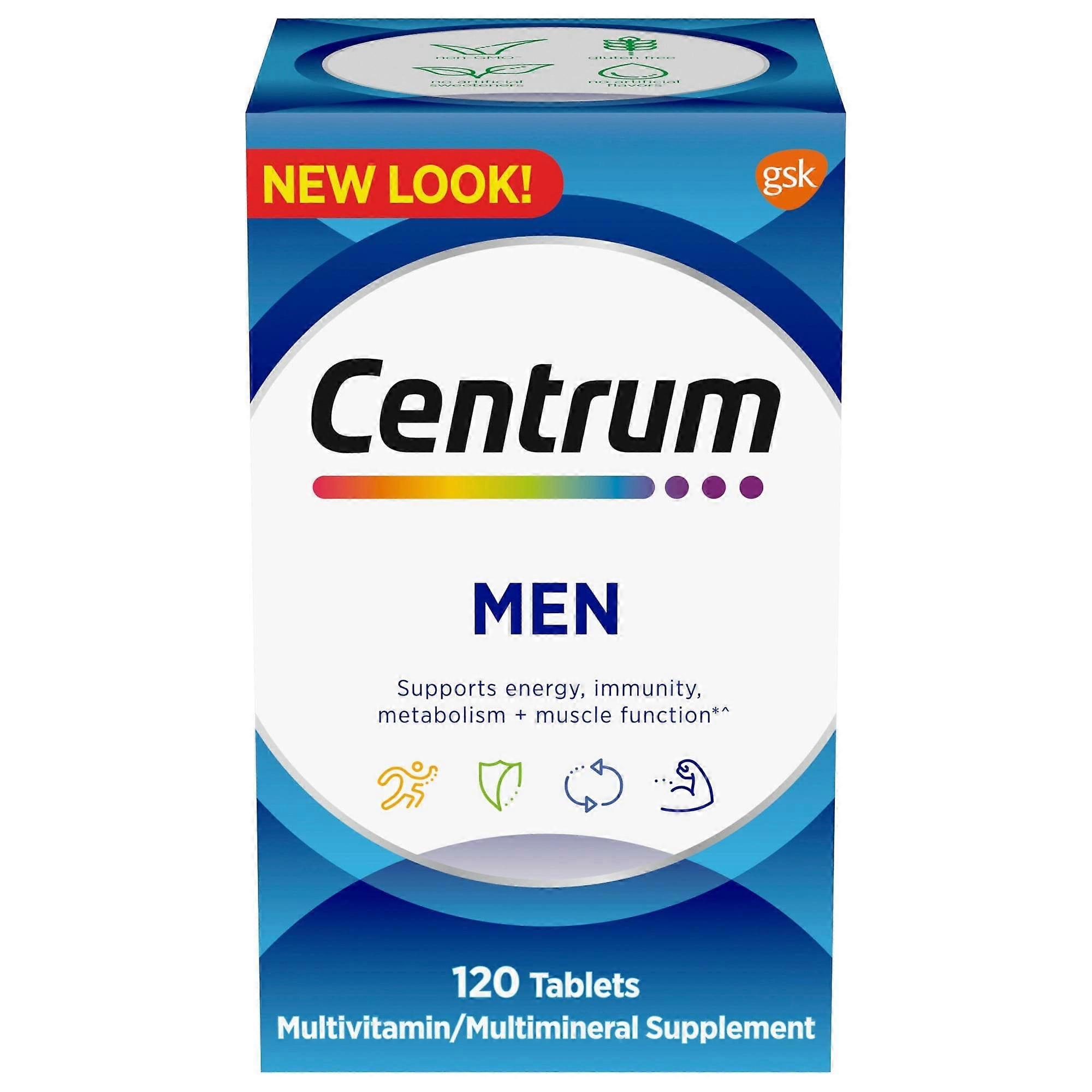 Centrum Multivitamin Supplements For Men, 120 Ea