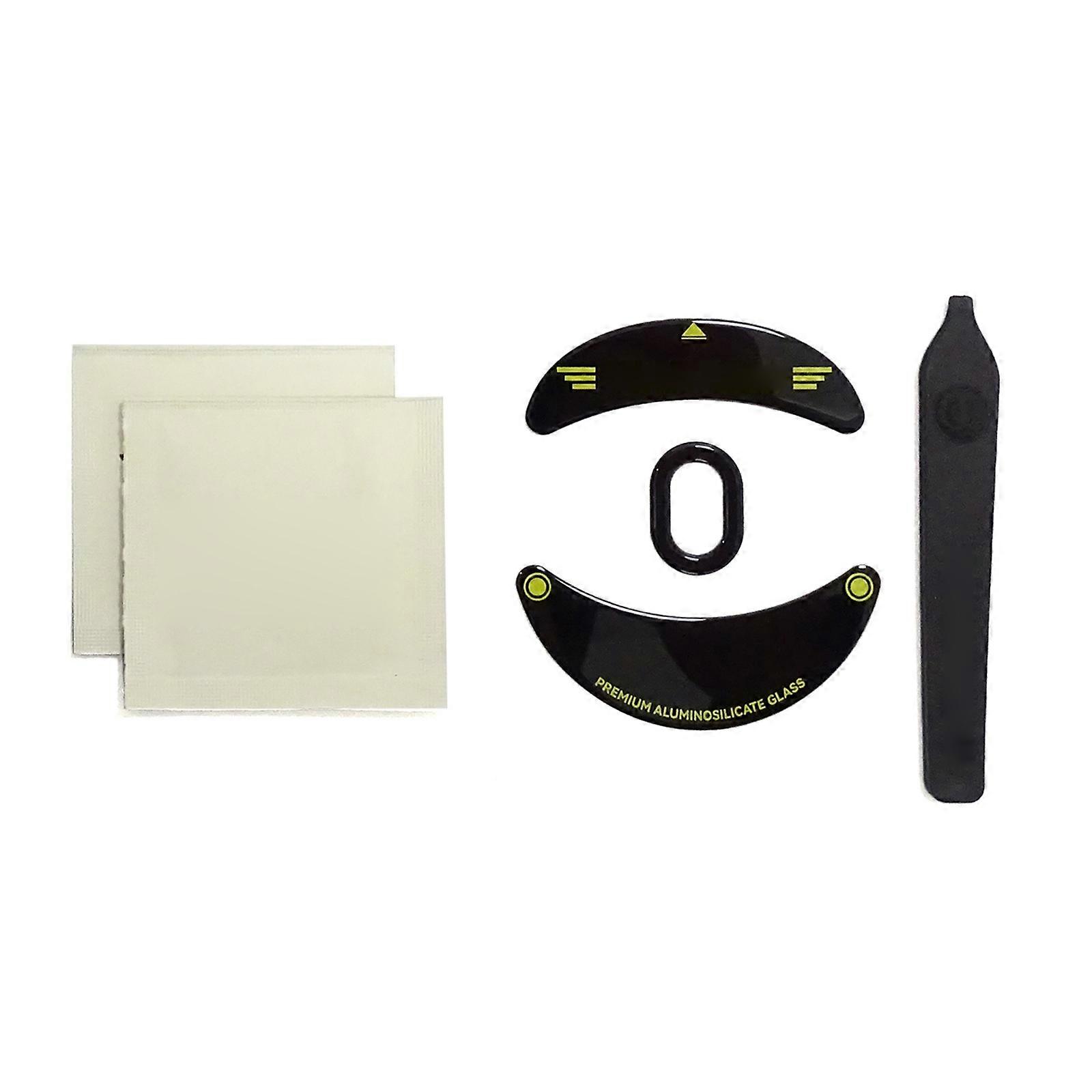 Glass Mouse Skates Pad Mouse Foot Sticker Smooth Gliding For Game Mouse Pads Replacement 1Set Multicolor