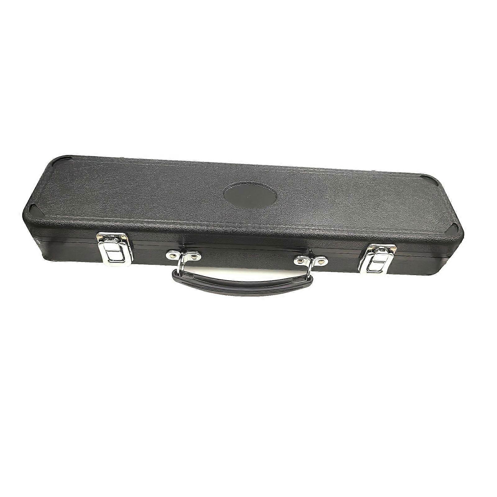 Portable Hard Shell Flute Case 16 Holes Padded Interior Storage Container Perfect for Enhancing Instrument Protection Multicolor