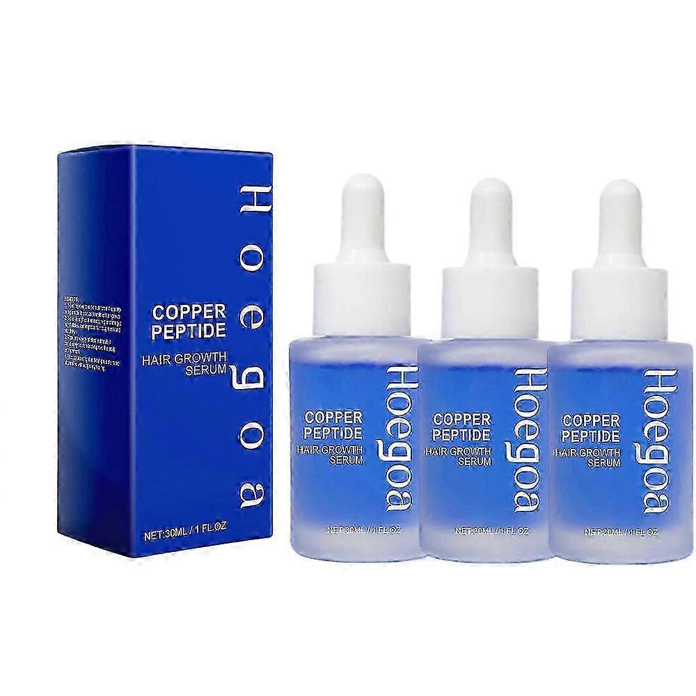 تركيبة إعادة نمو الشعر بالبتيد النحاسي GHK-CU & AHK-CU ، مصل علاج نمو الشعر بالببتيد النحاسي للرجال والنساء