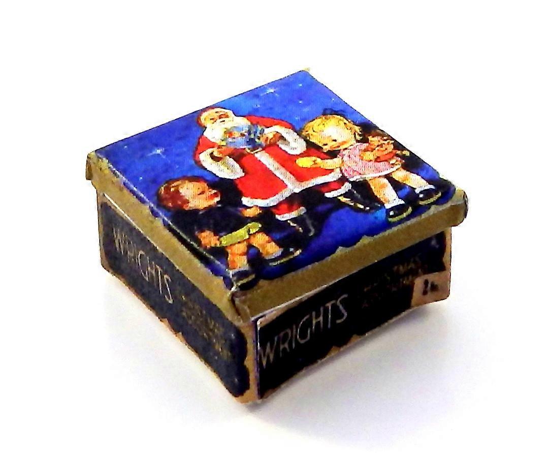 دمى البيت رايت عيد الميلاد بسكويت القصدير سانتا مصغرة التبعي