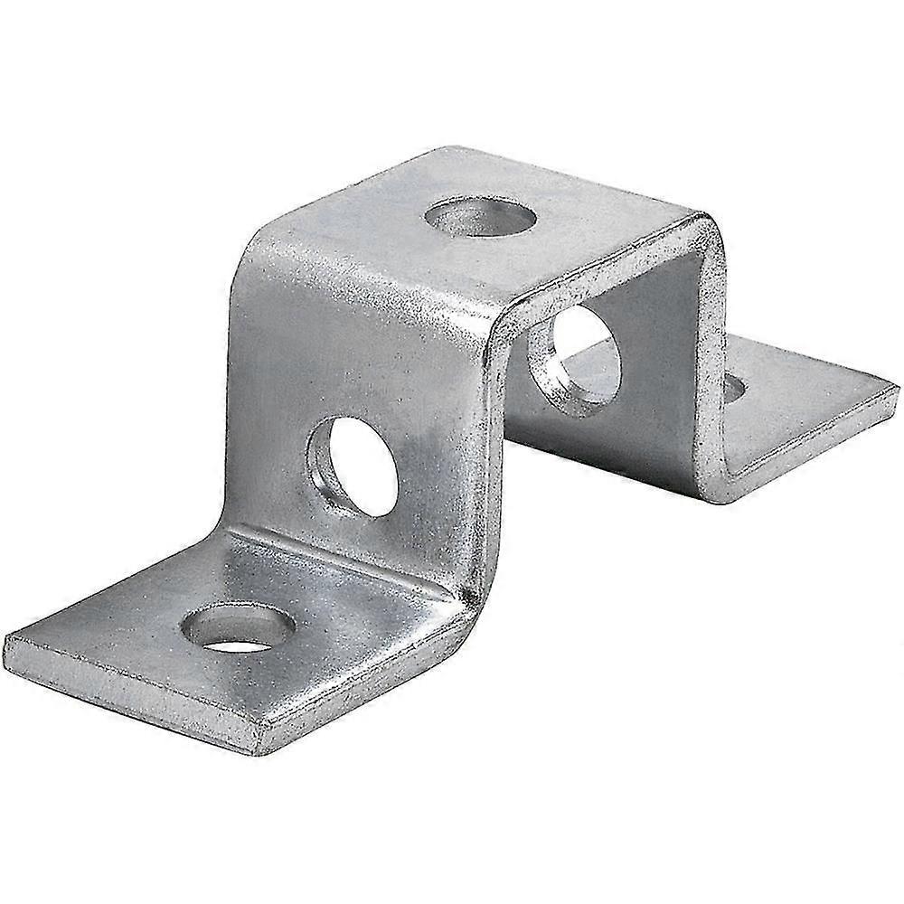 5-Hole U-Shaped Strut Connector Bracket for 1-5/8 Inch Channel