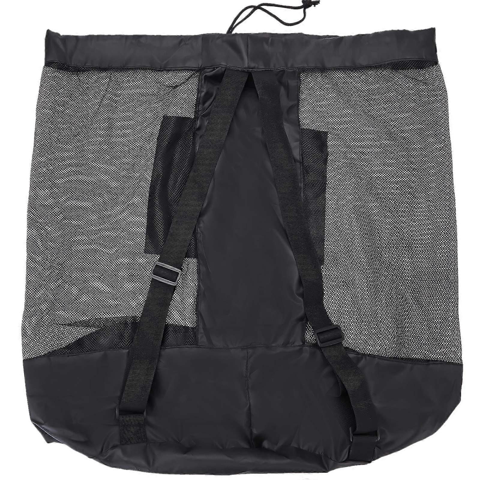 Lightweight Mesh Ball Bag Large Capacity Net Sports Ball Bag Portable Soccer Basketball Storage Net Bag Easy to Carry  L