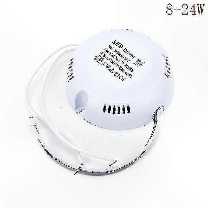 LED Driver for Ceiling Lights, 8-24W AC 176V-265V High-Efficiency Power Supply
