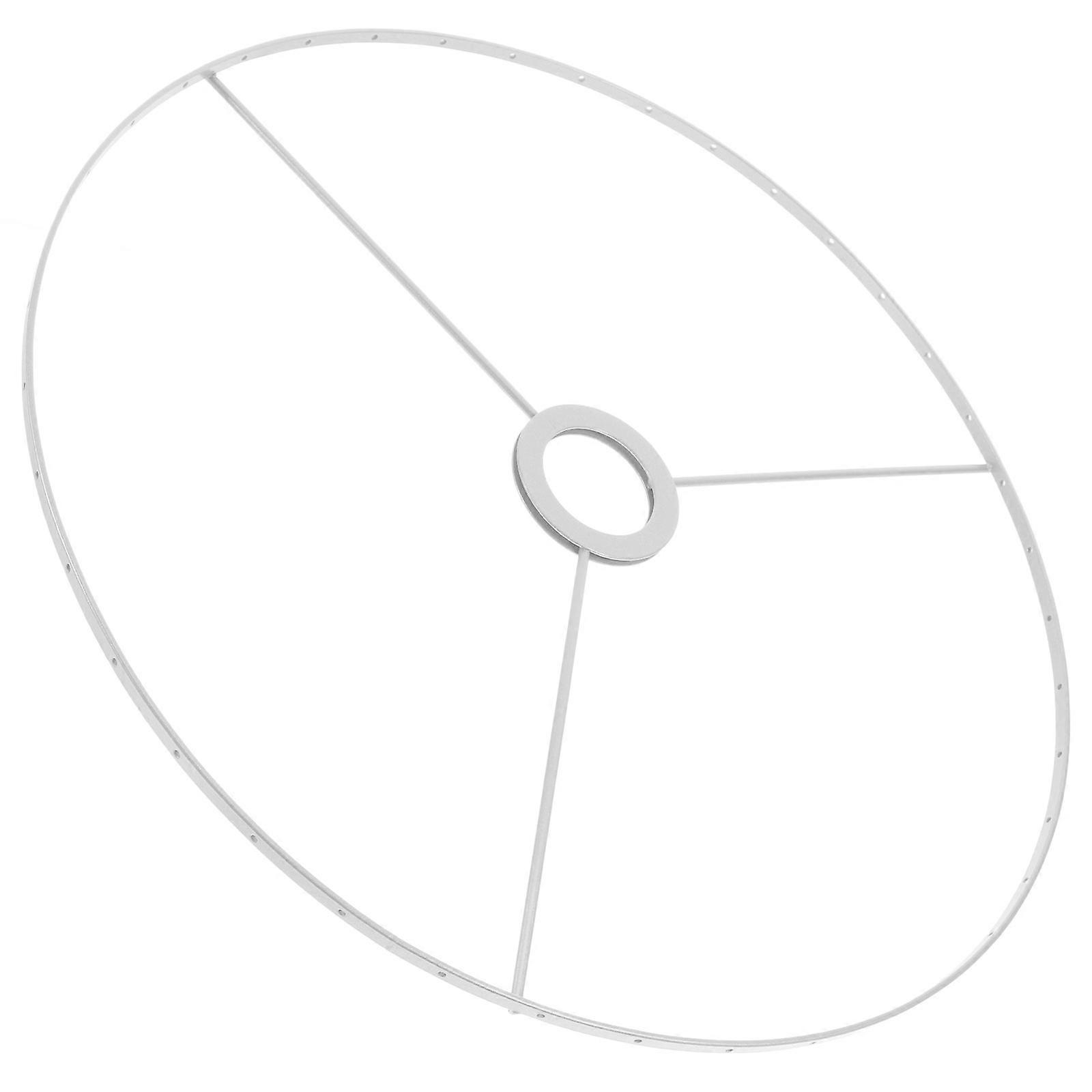 Lamp Shade Frame Iron for Metal Lampshade White DIY Accessory