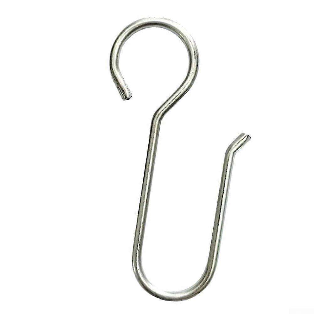 Stainless Steel Curtain Hooks Set of 100 for Shower and Window Tracks, Durable Modern Design, Easy Install (S23)