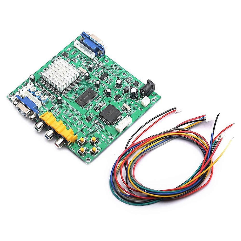 GBS8200 CGA / EGA / YUV / RGB til VGA Output Arcade Jamma Game HD Video Converter Board Monitor til LCD GBS-8200