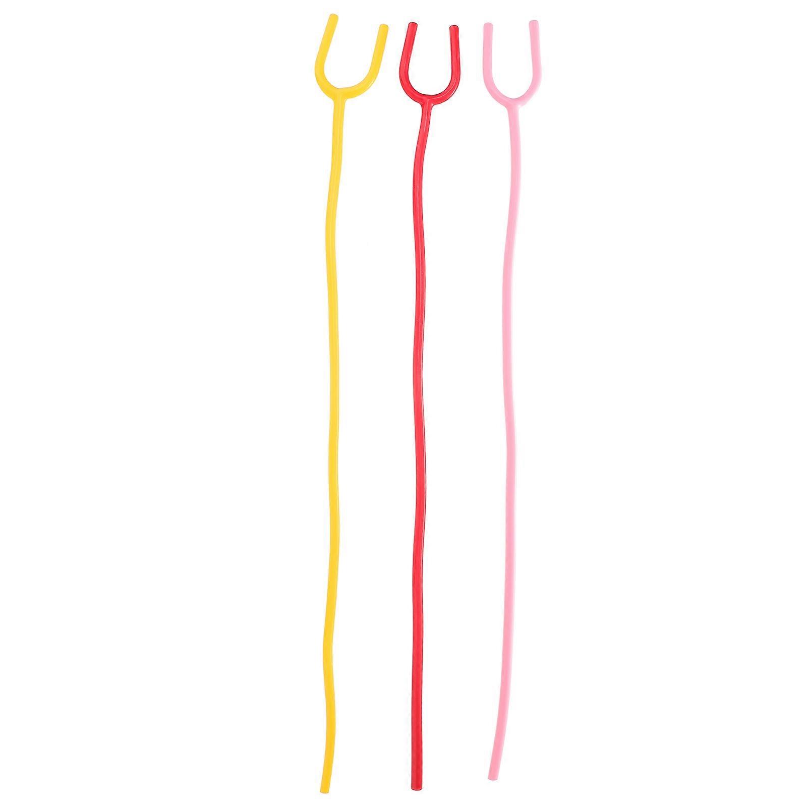 3 stk. stetoskopslange, stetoskop Y-formet forlengelsesslange (tilfeldig farge)