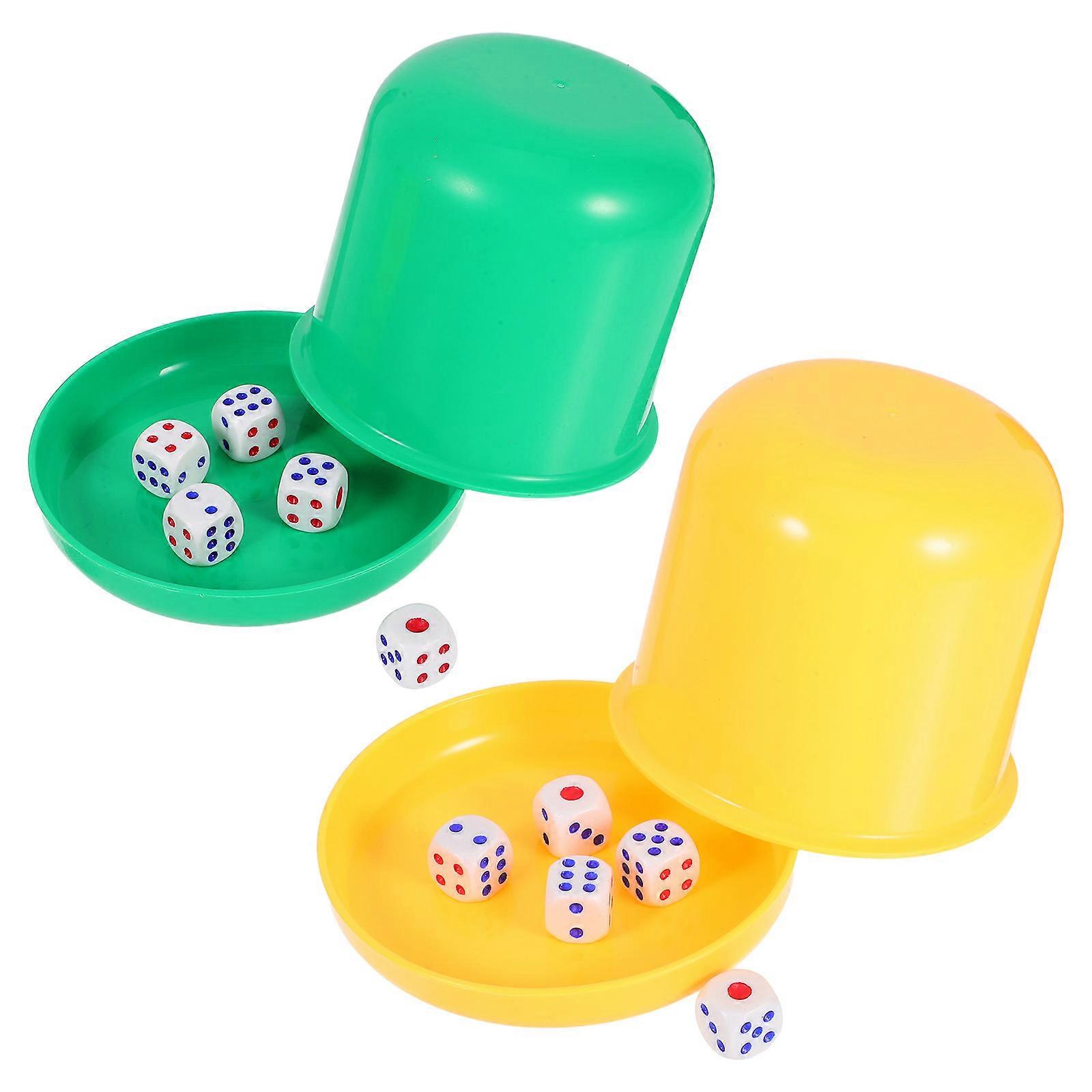 2PCS/Set High Strength Plastic Game Set 5 Included(Random Color)