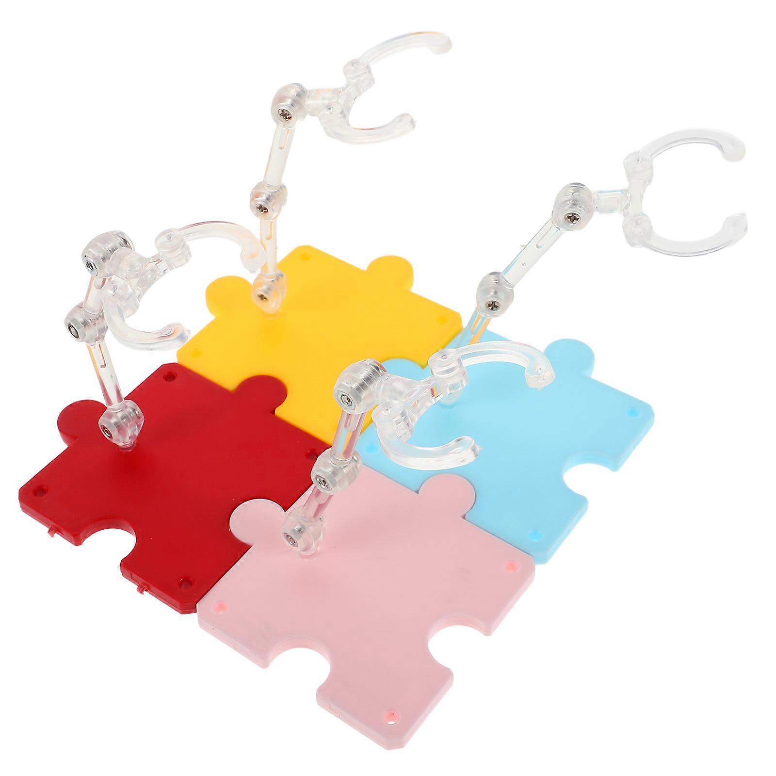 Assorted Color Model Display Stand for Action Figures 4Pcs Kit