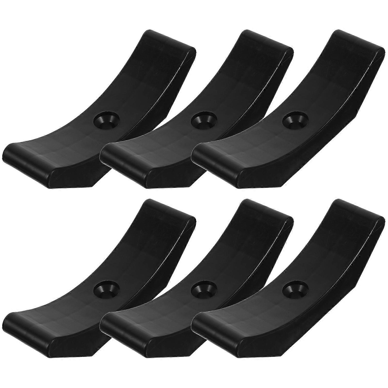 Home Use Dumbbell Rack Durable Hollow Design Stable PP Construction 6Pcs