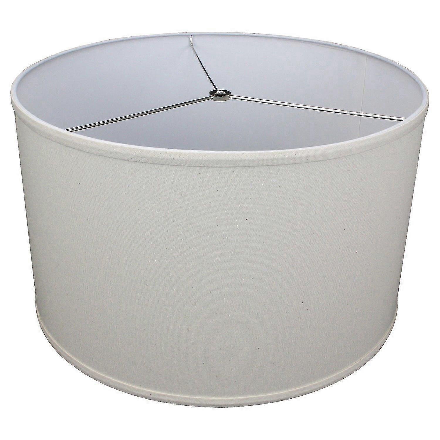homespun beige drum lampshade 18