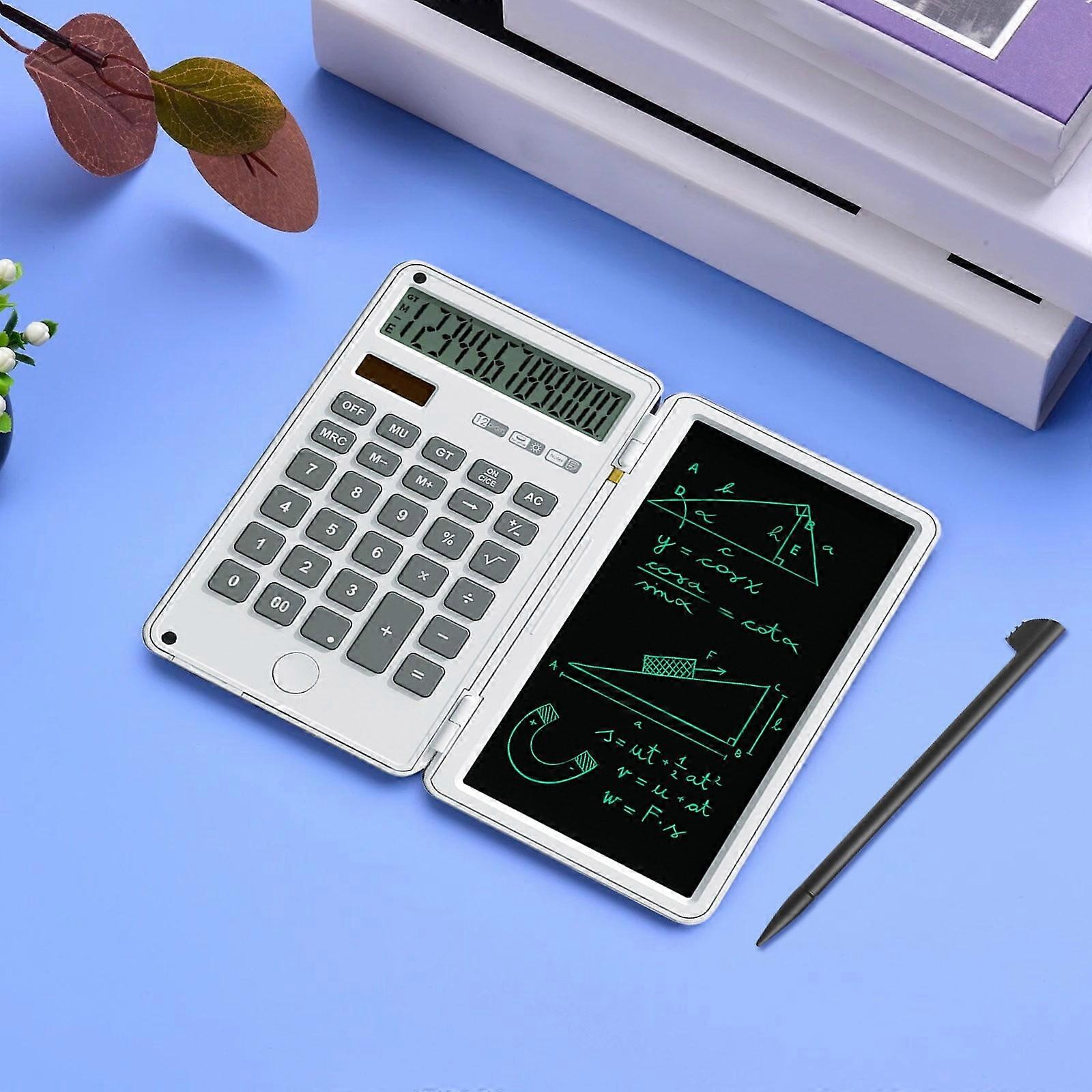 Scientific Calculator with Writing Tablet, LCD Display, Compatible with School Students & Teachers, Engineering Design