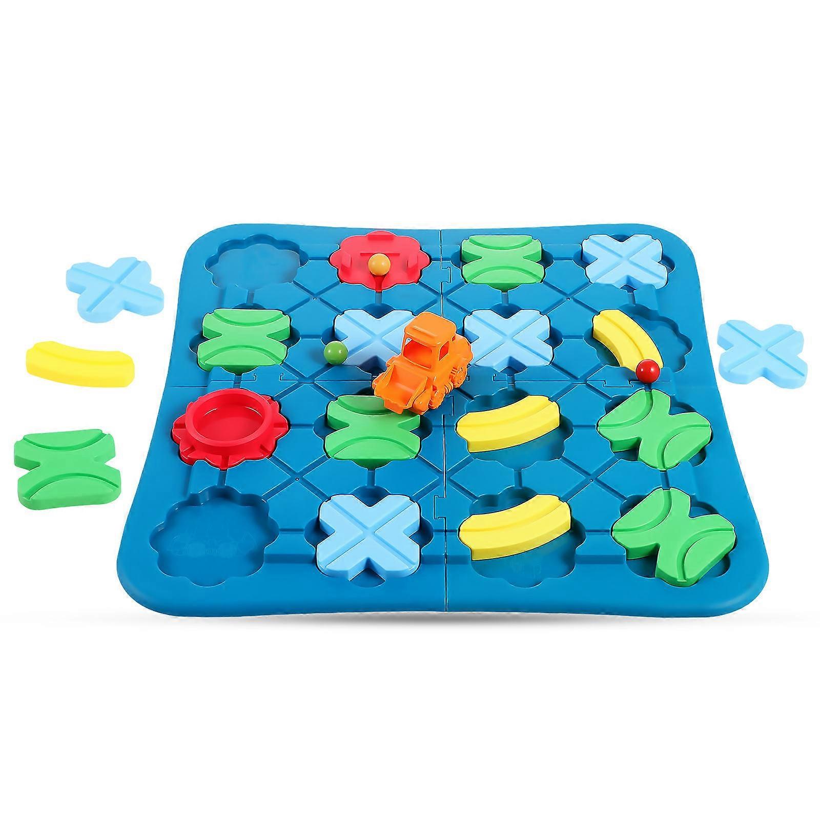 Intellectual Road Building Toy Set for Playing 1Set Maze Puzzle Brain Teaser