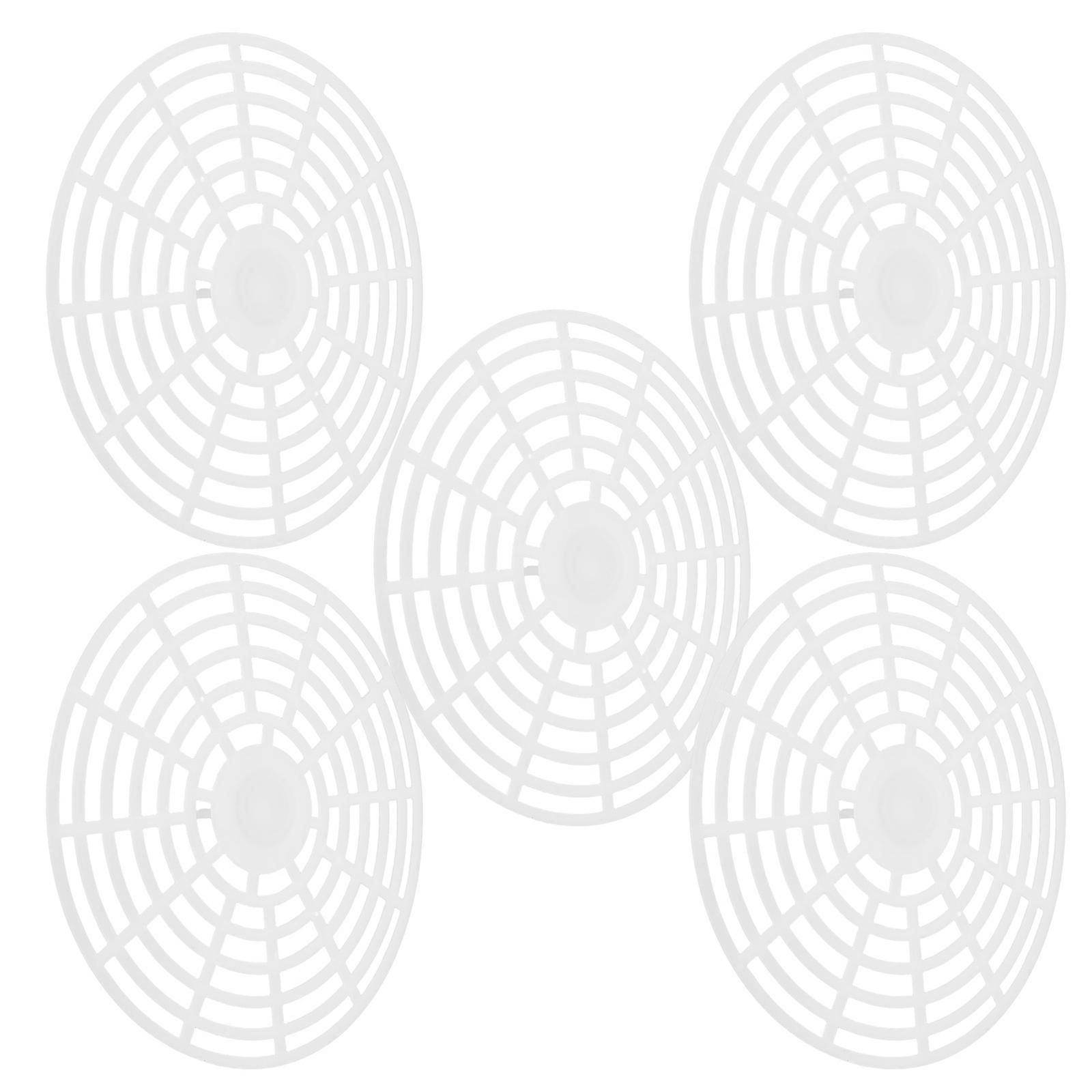 Fermentation Pressing Tool 5Pcs White PVC Reusable Mesh for Pickle Jars