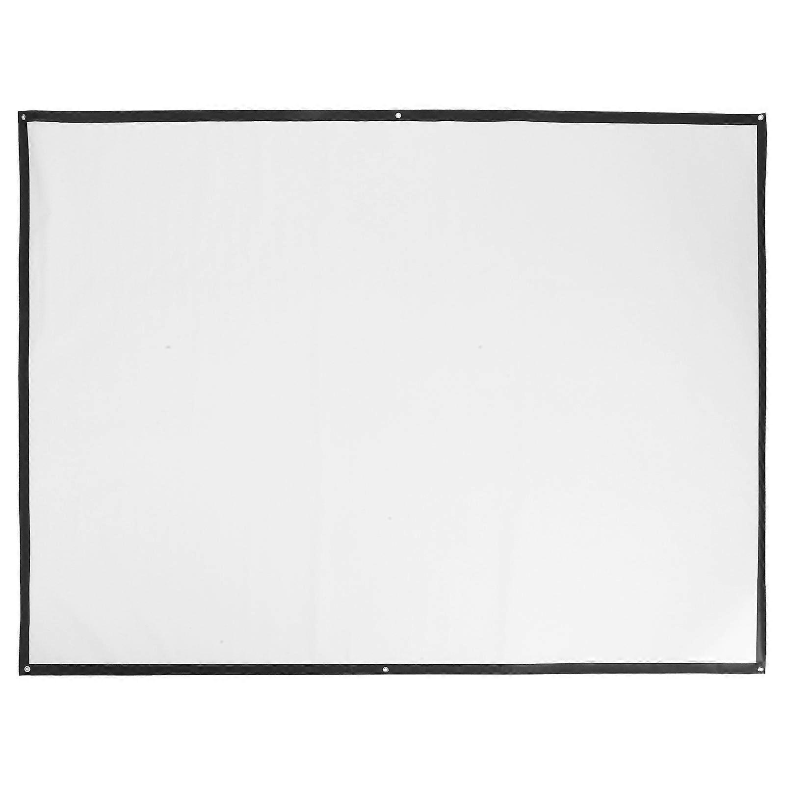 Portable Projector Screen Projection Screen for Video Magnifying 3Pcs White