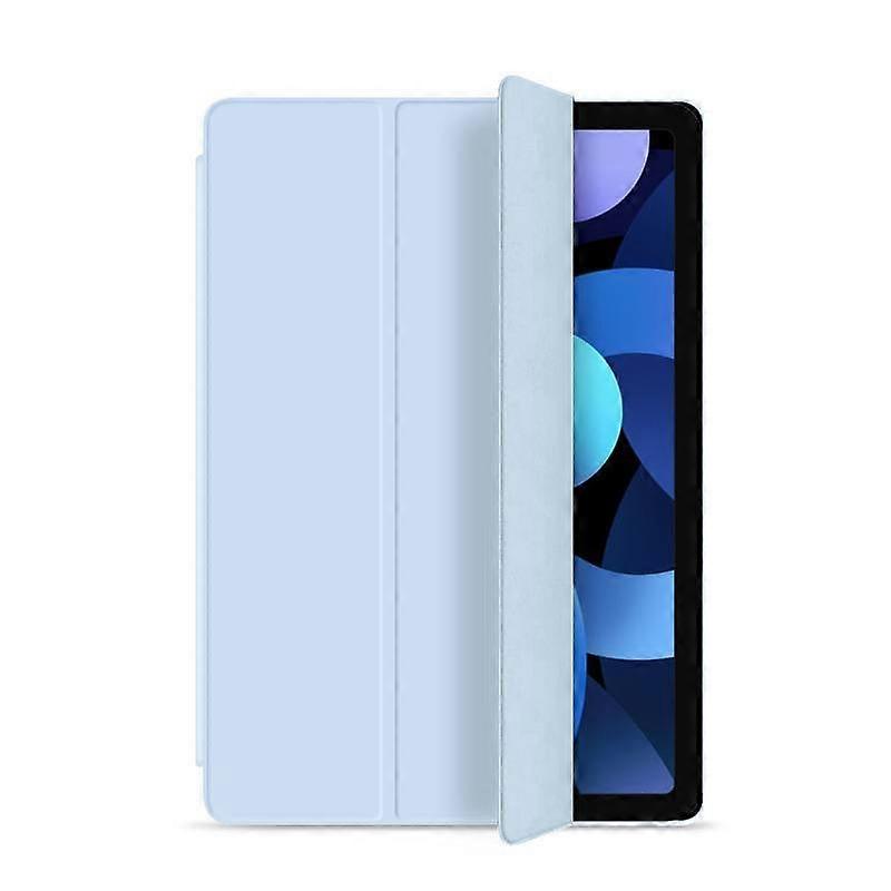 Capa elegante para iPad versão 2022 de 10,5 polegadas, branca e azul gelo (nº 4392)
