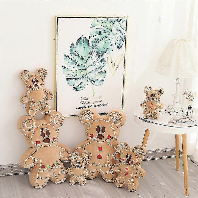 Hiiren eväste Micke pehmolelut Anime Söpö Piparkakut Mies Nukketyyny Kawaii Pehmolelut Lapset Joulu