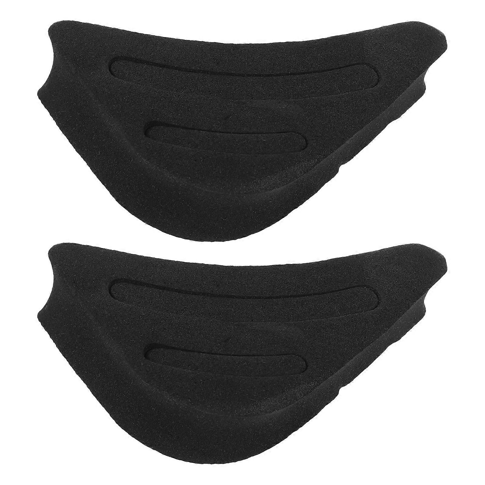 Thickened Sponge Shoe Inserts for Heel Slippage Prevention 1Pair Black