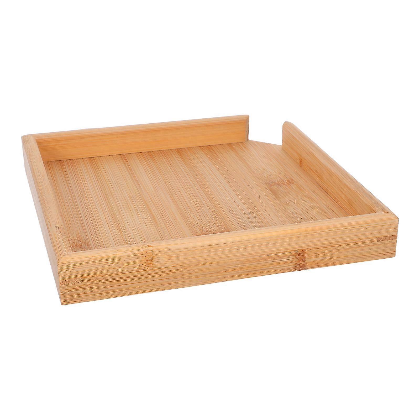 Square Bamboo Tea Tray for Tea Use with Smooth Surface Finish