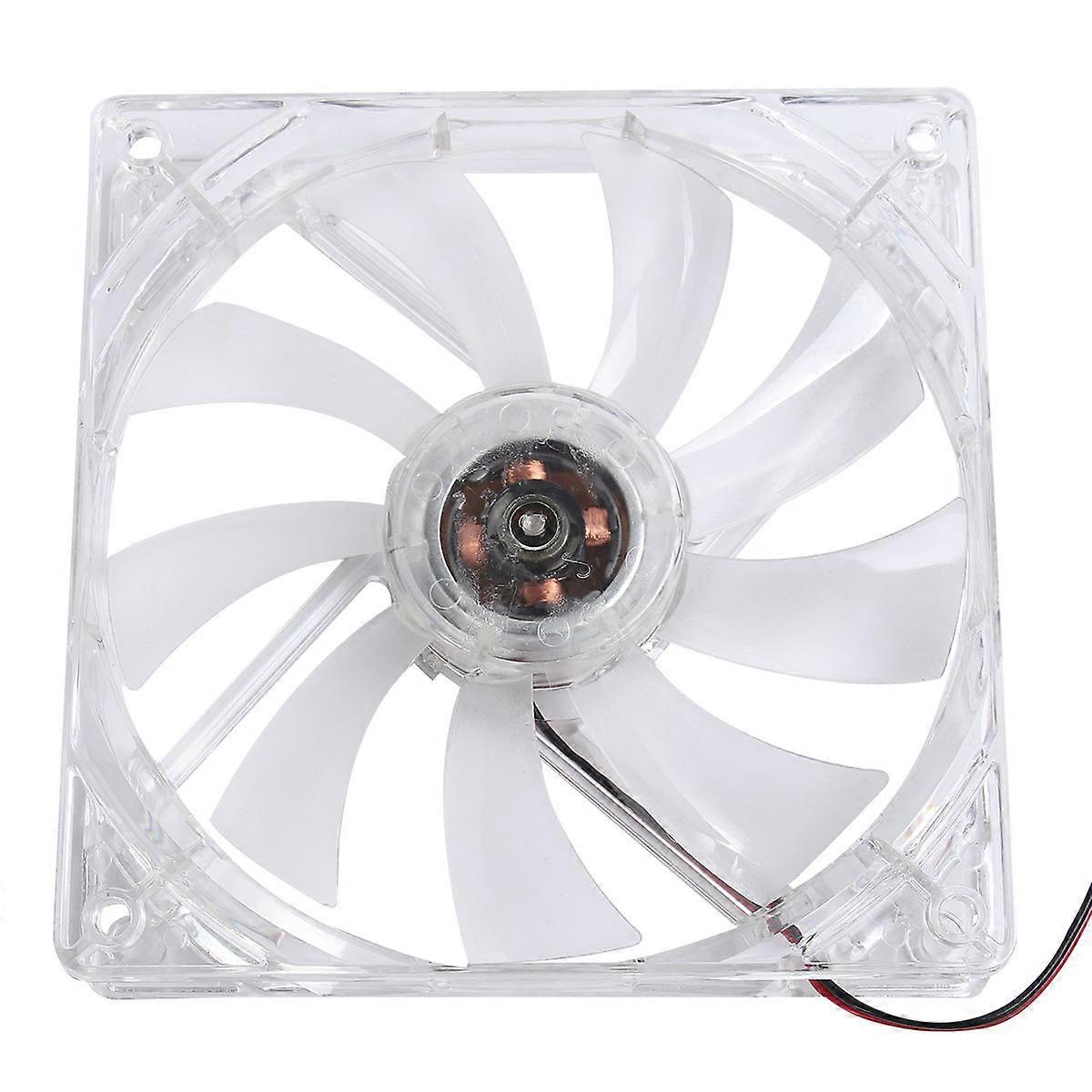 LED Fan Quiet CPU Cooling Fan with for Transparent Case Cooling