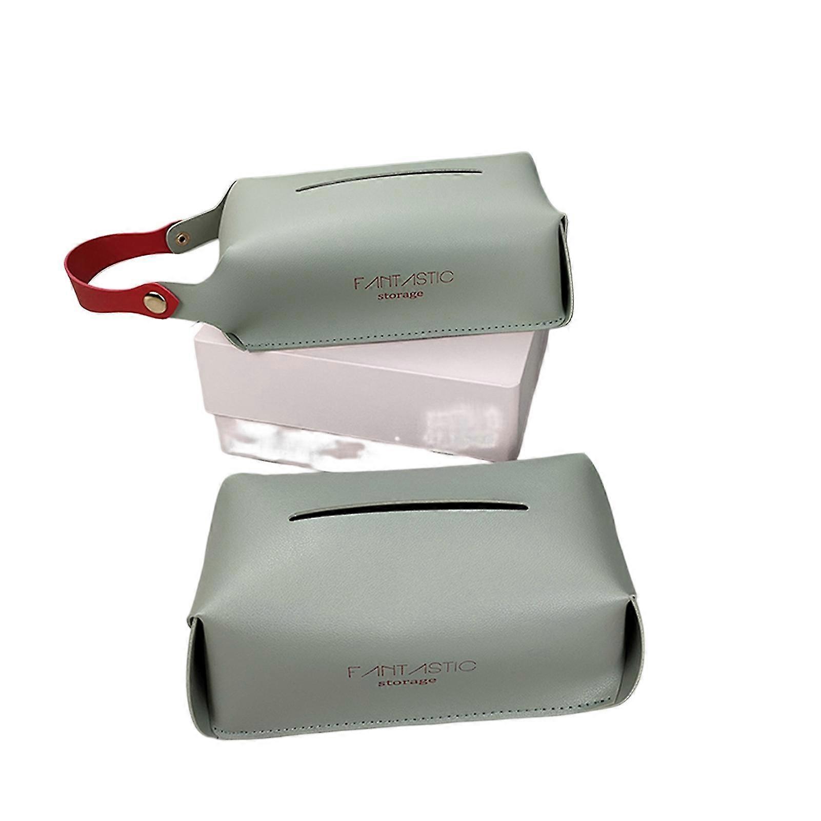 2025 Pu Multipurpose Tissues Box Rectangular Tissue Facial Paper Cover Case Modern Decorative