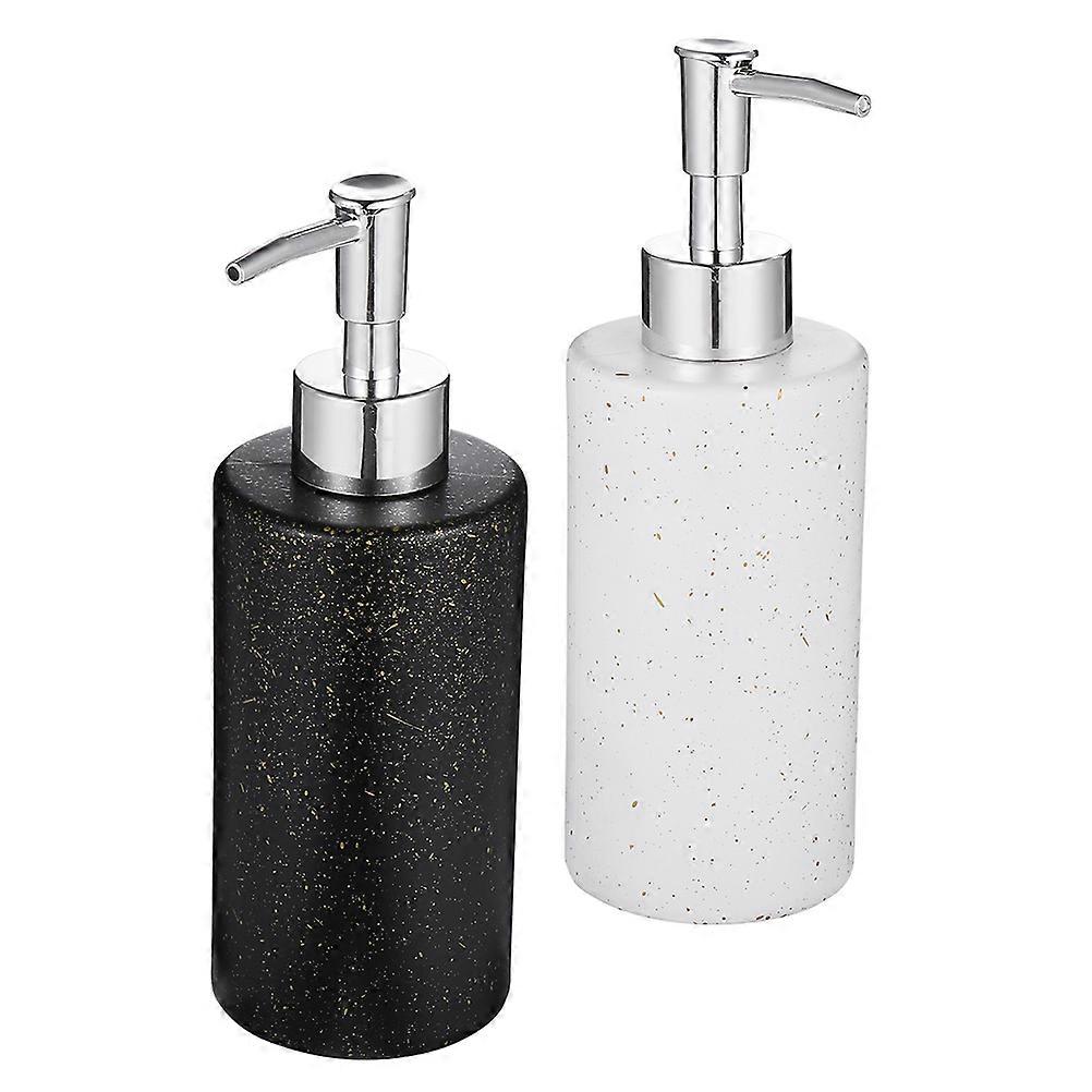 Lotion Dispenser Glass Bottle Pump for Storage Use 2Pcs