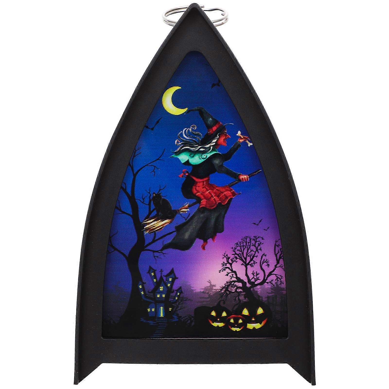 Halloween Decorations Lantern Decorative Black for Decor 3Pcs Set