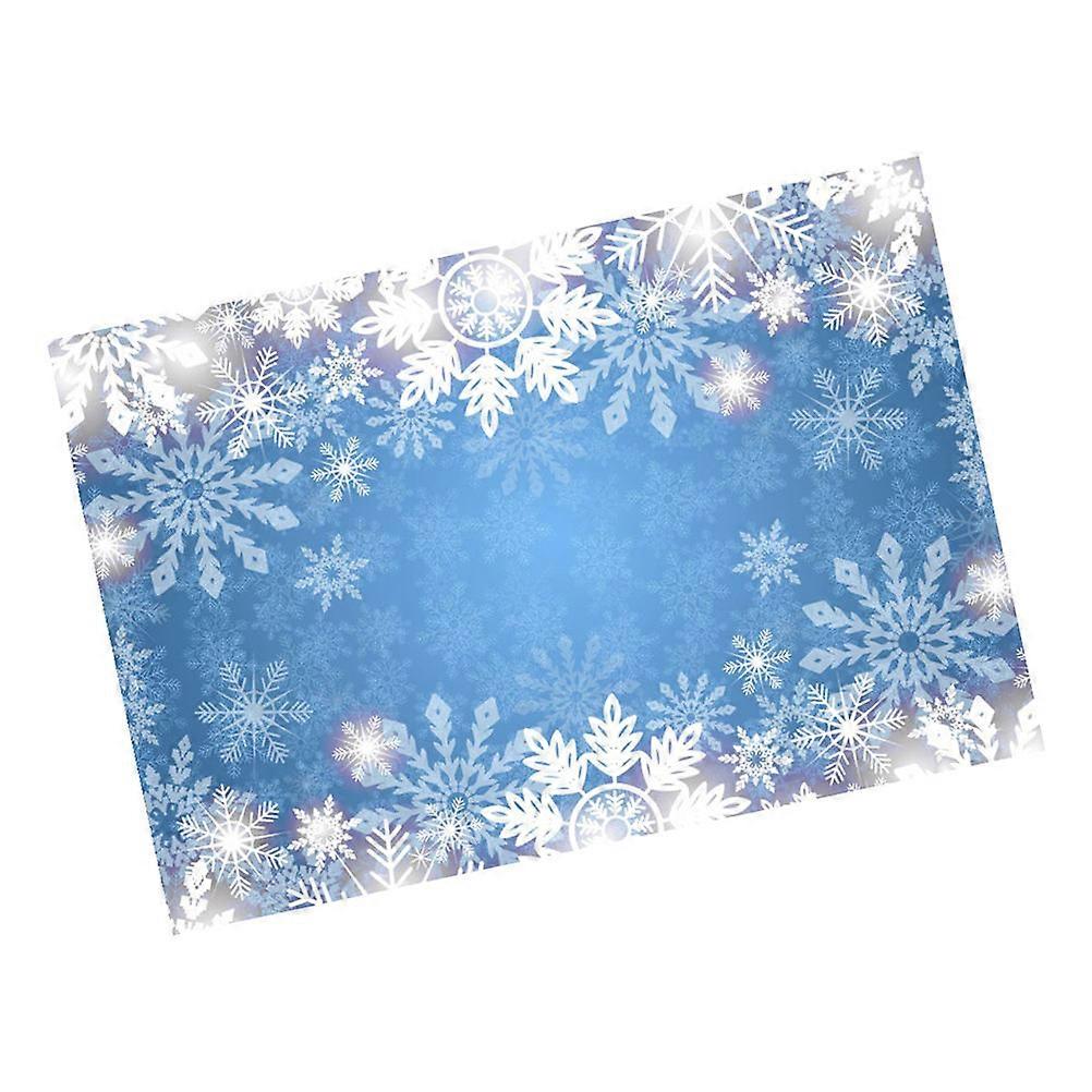 Photo Backdrop for Winter Snowflake Background Cloth 2Pcs