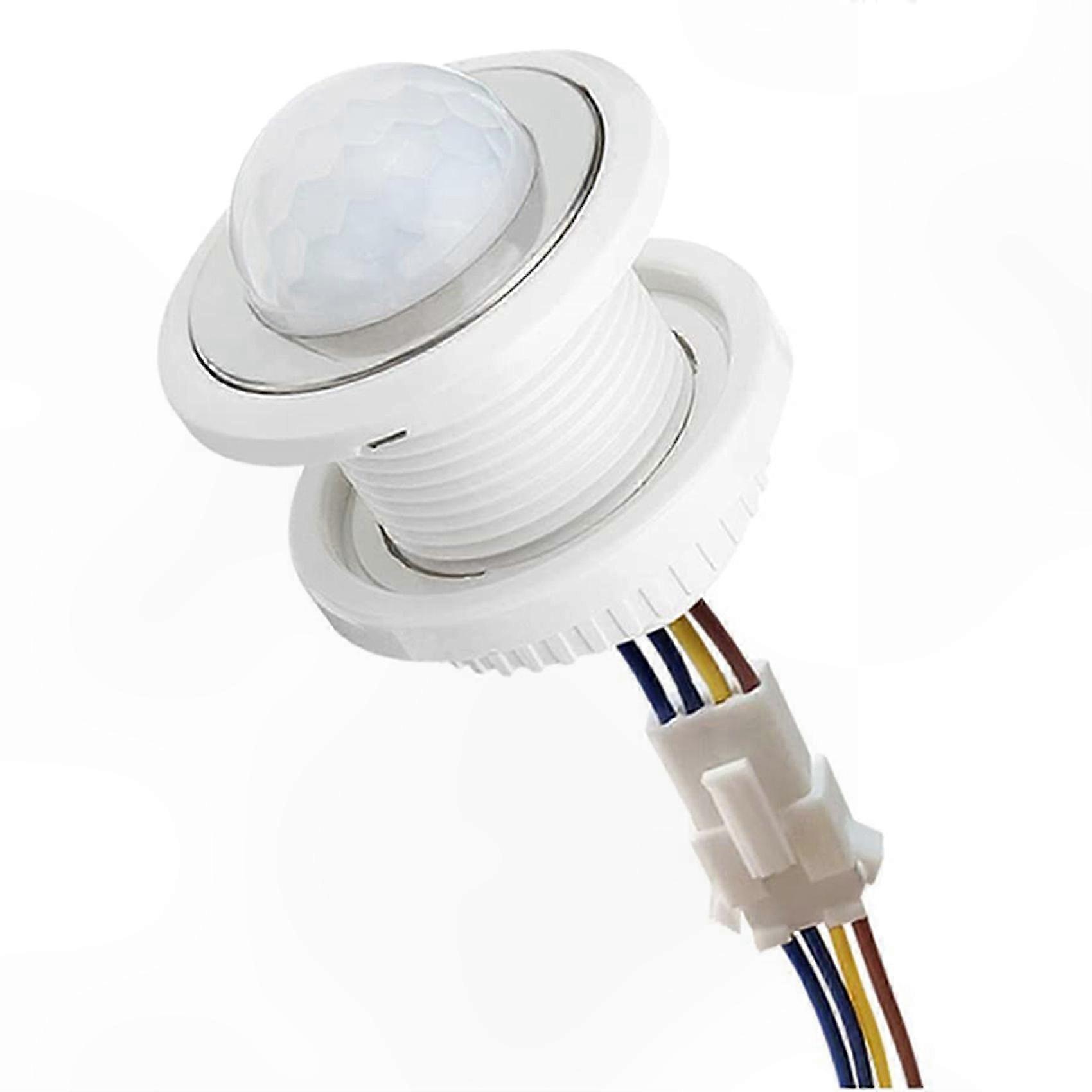 Adjustable PIR Motion Sensor Switch, 110-220V Infrared Detection with Time Delay Control for Smart Lighting Solutions