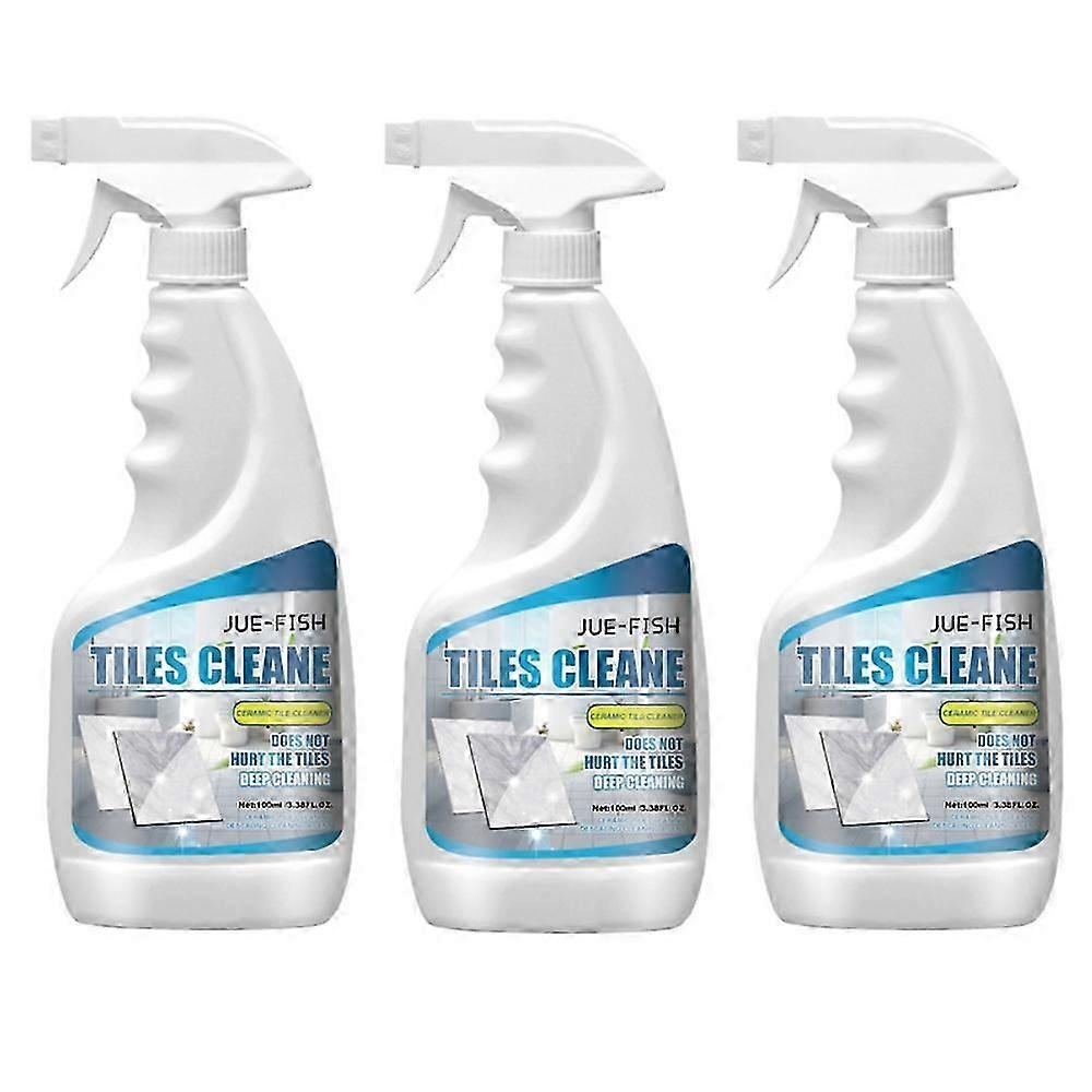 Tile Cleaner for Bathroom and Kitchen 100ml Deep Stain and Limescale Remover Lemon Formula