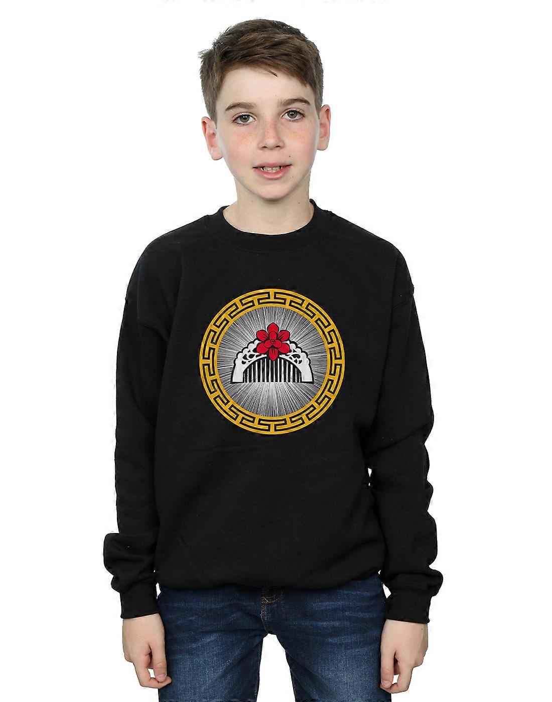 Disney Boys Mulan Película Flor Comb Sudadera