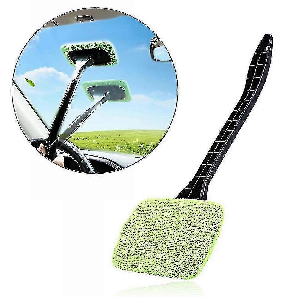 Window Car Windshield Cleaning Tool Microfiber Cloth Cloth Stick-hy