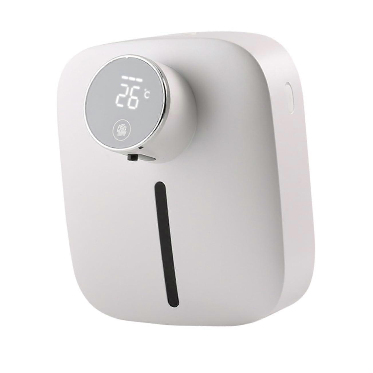 Automatic Wall Mounted Touchless Foam Soap Dispenser Rechargeable for Bathroom and Kitchen White