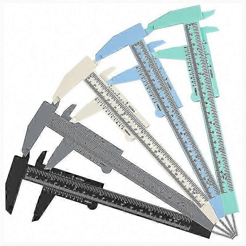 Eyebrow Measuring Ruler Brow Mapping Tool Mini Vernier Caliper Double Scale for Students