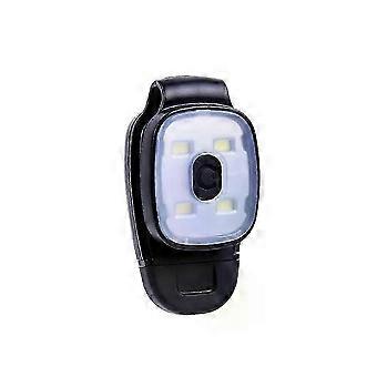 Ficklampa med klämma LED-löplampa Ficklampa med klämma USB-nattljus för löpning Bröstlampa för hundpromenader, vandring, jogging, handsfree-ficklampa