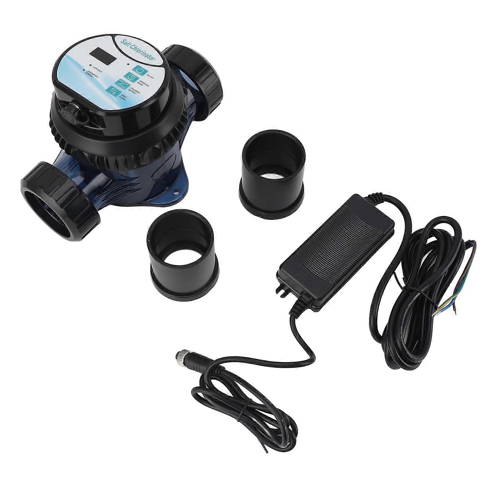 Saltwater Pool Chlorinator DC24V with Integrated Controller and Low Salt Alert for Easy Maintenance