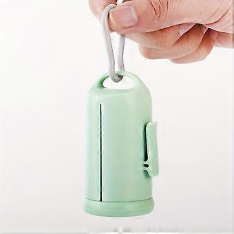 Retractable Dog Poop Bag Dispenser with One-Touch Lever - Leak-Proof Waste Bags, Compatible with All Dog Leashes