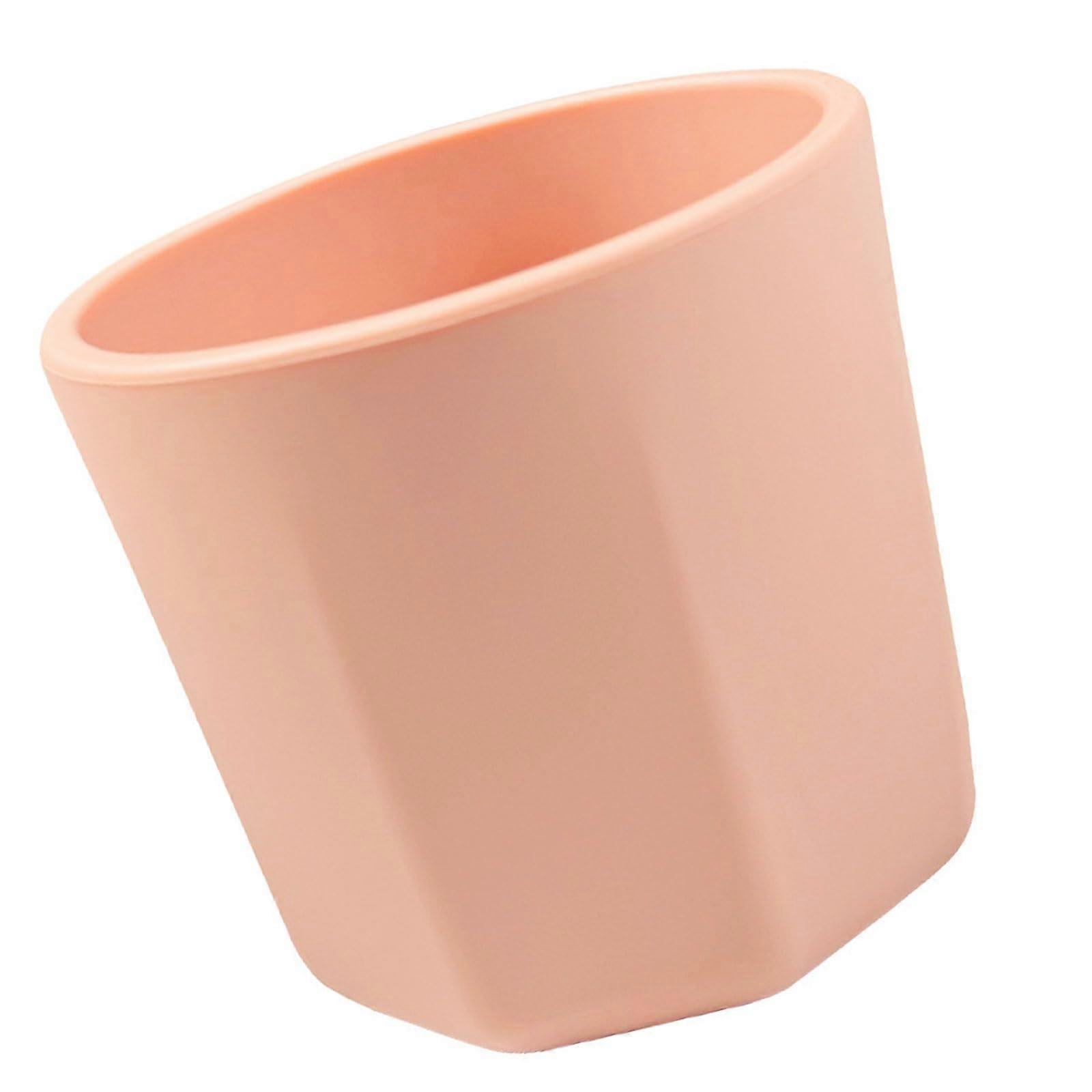 Silicone Training Cup Spill Proof Drop Resistant Ergonomic Grip Baby Drinking Cup with Handles