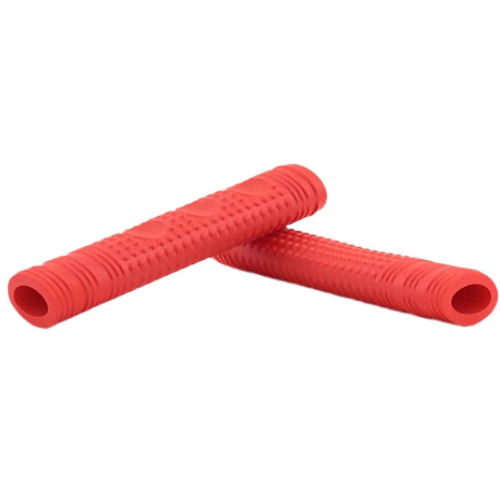 Bicycle Handlebar Grips 2pcs Comfortable Ergonomic AntiSlip Design Easy Install Leather Replacement