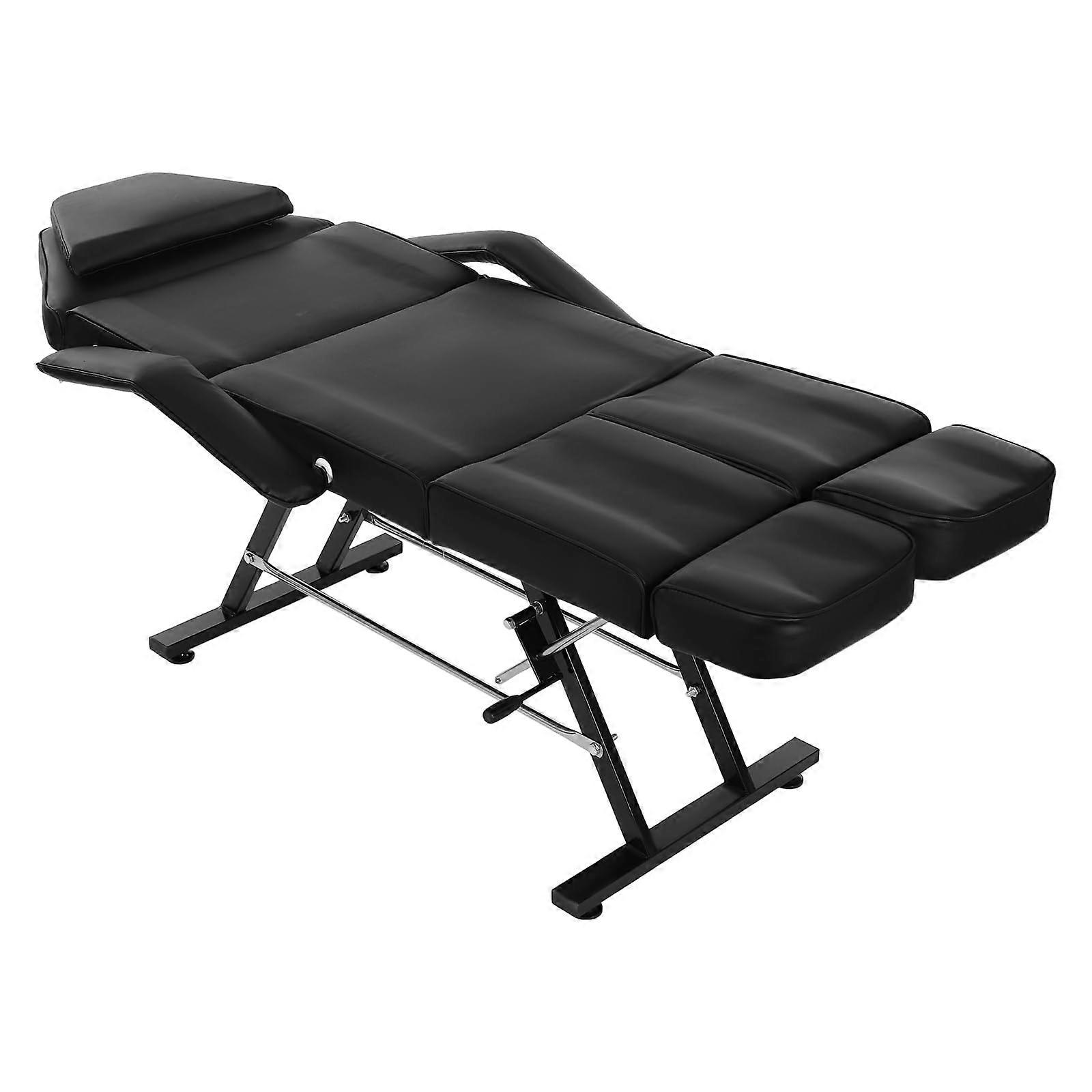 Portable Adjustable Massage Table with Face Hole, 330lbs Capacity, Fully Adjustable Backrest for Spa and Therapy