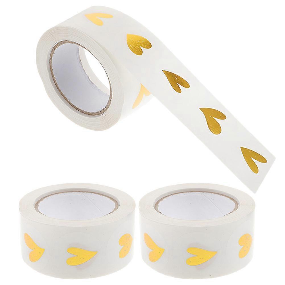 Seal Sticker Invitation Cards for Decor with 3 Rolls