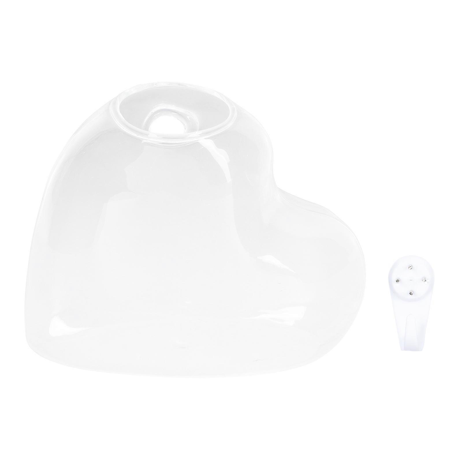 Glass Hanging Planter for Home Decor with Transparent Flower Container