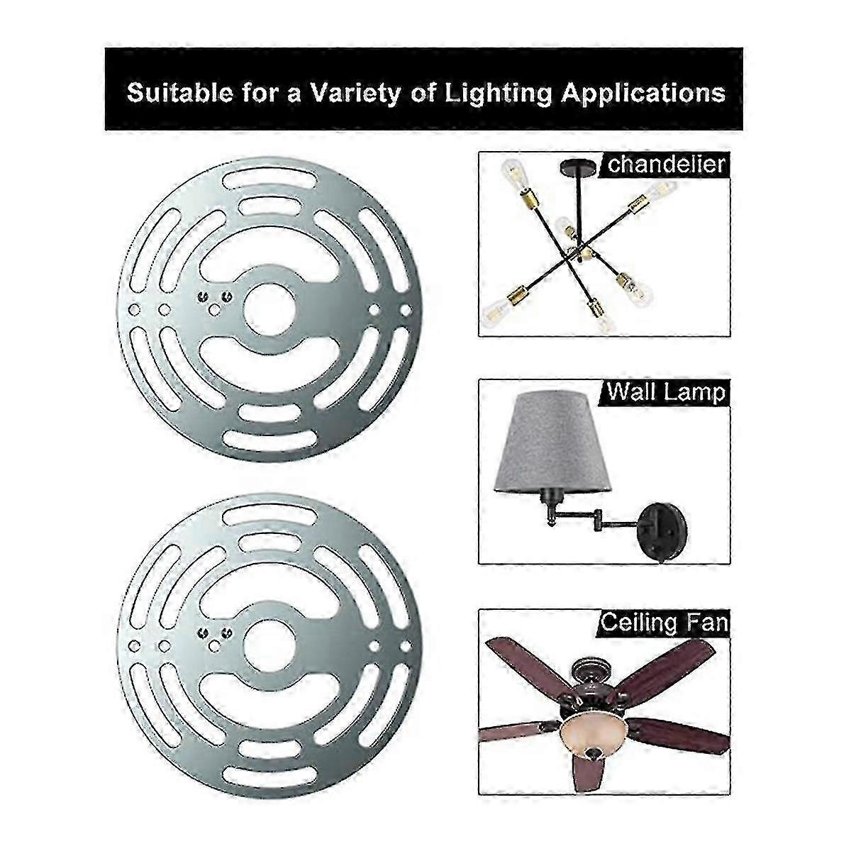 Lamp Mounting Bracket Lighting Accessories Solid Bagua Board Wall Light Single Chandelier Mounting