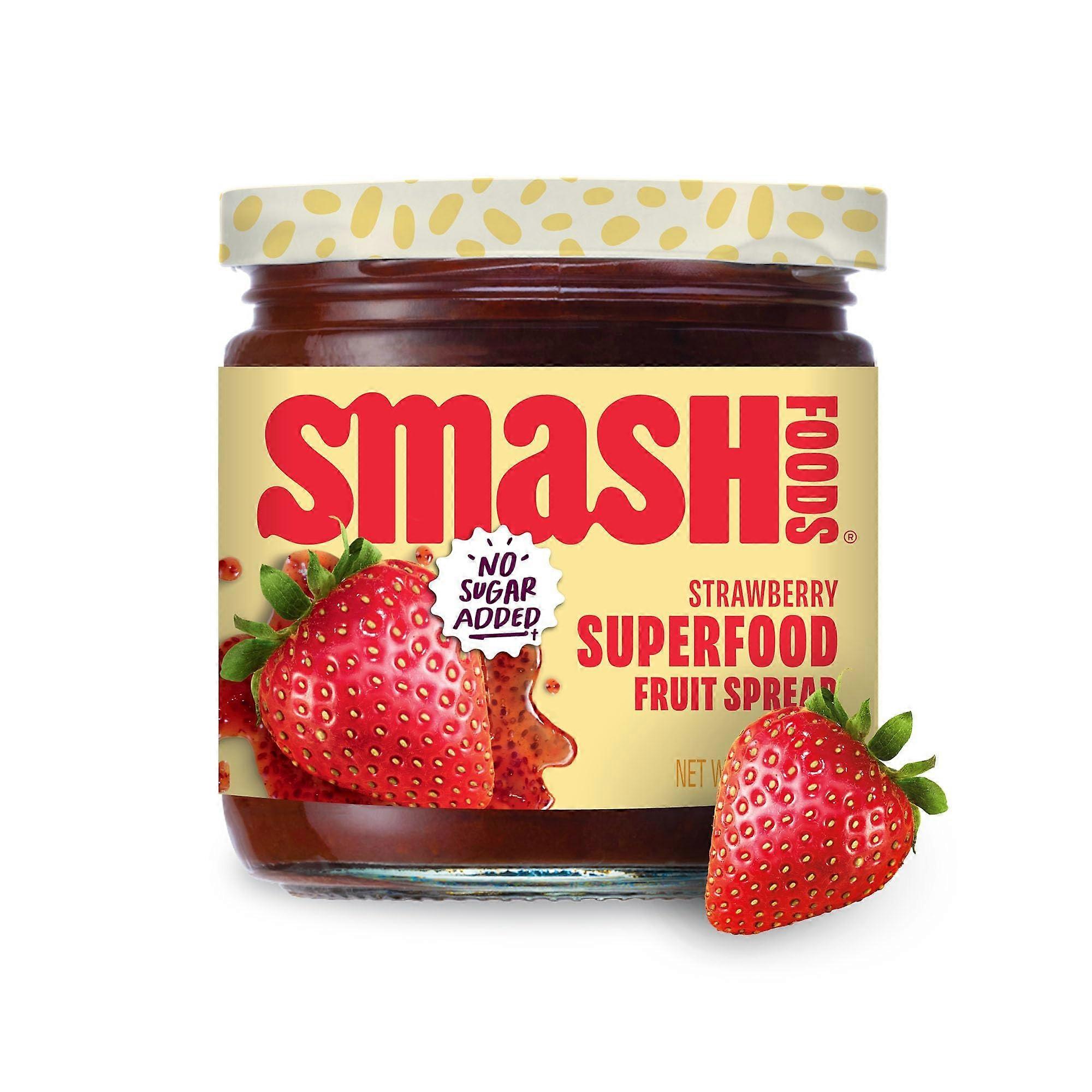 Smash Foods Erdbeermarmelade, 4er-Pack