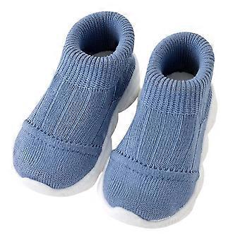 Baby First Walkers -pehmeäpohjaiset lenkkarit, hengittävät ja mukavat vauvan lenkkarit varhaiseen kävelyyn, Z02 sininen, 7
