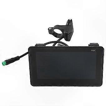LCD-displaymeter voor elektrische fietsen (24V-60V) en scooters met 5-pins aansluiting.